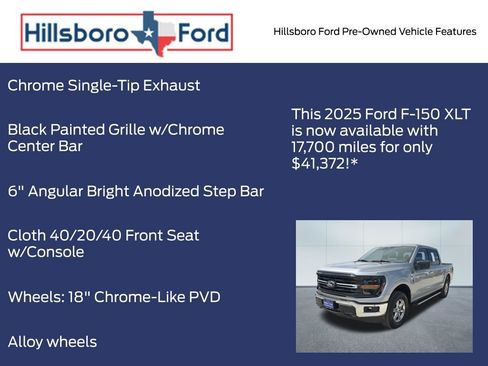 Used 2025 Ford F150 XLT w/ Equipment Group 301A Standard AWD/4WD image 9