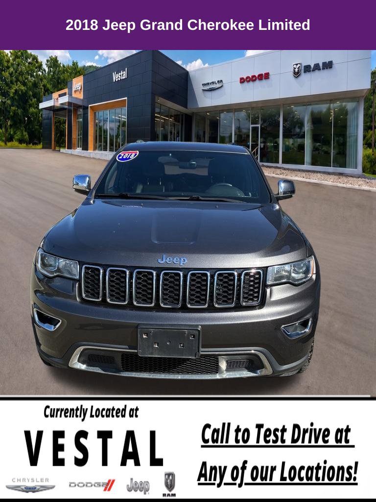Used 2018 Jeep Grand Cherokee Limited AWD/4WD image 3
