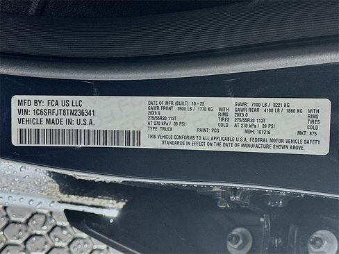 New 2026 RAM 1500 Laramie w/ Sport Appearance Package image 19