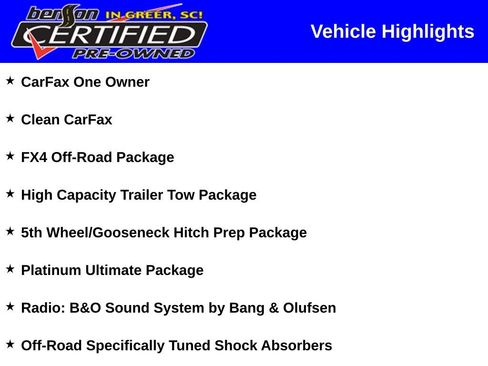 Used 2019 Ford F250 Platinum w/ Platinum Ultimate Package AWD/4WD image 2