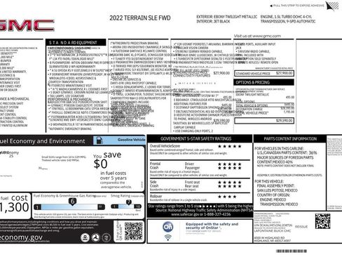 Used 2022 GMC Terrain SLE FWD image 12