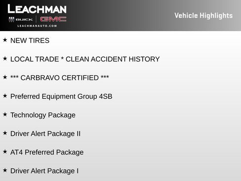 Certified 2021 GMC Sierra 1500 AT4 w/ AT4 Value Package AWD/4WD image 7