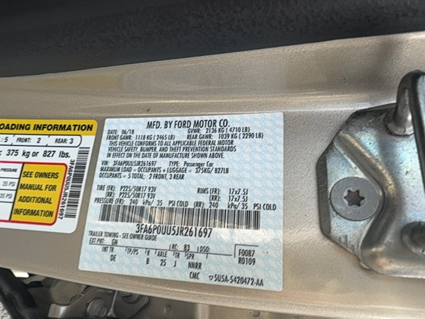 Used 2018 Ford Fusion S FWD image 28