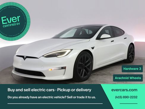 Used 2022 Tesla Model S Plaid AWD/4WD image 1