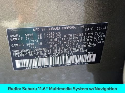Used 2025 Subaru Outback Wilderness AWD/4WD image 31