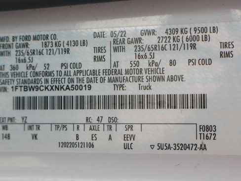 Used 2022 Ford E-Transit Medium Roof RWD image 50
