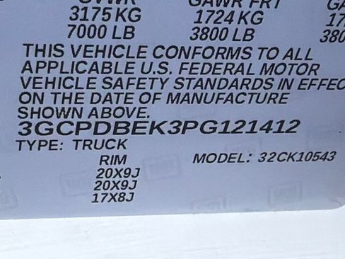 Used 2023 Chevrolet Silverado 1500 Custom w/ LPO, Dark Essentials Package AWD/4WD image 29