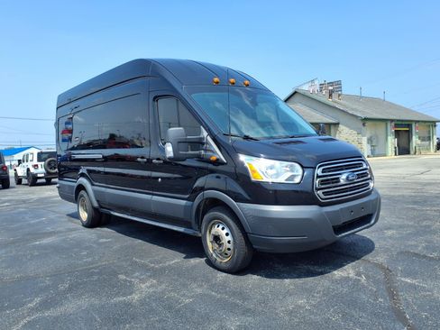 Used 2018 Ford Transit 350 148 High Roof Extended DRW RWD image 3