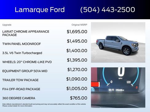 Used 2021 Ford F150 Lariat image 2