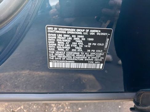 Certified 2023 Volkswagen Atlas SE w/ Panoramic Sunroof Package AWD/4WD image 31