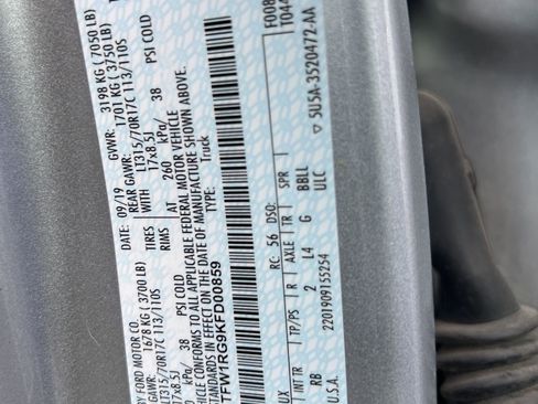 Used 2019 Ford F150 Raptor w/ Equipment Group 801A Mid image 31