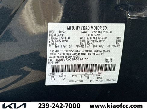 Used 2023 Lincoln Aviator Reserve w/ Equipment Group 201A image 46