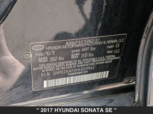 Used 2017 Hyundai Sonata SE image 40