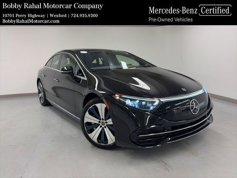 Certified 2023 Mercedes-Benz EQS 450+ 4MATIC Sedan w/ Winter Package image 1