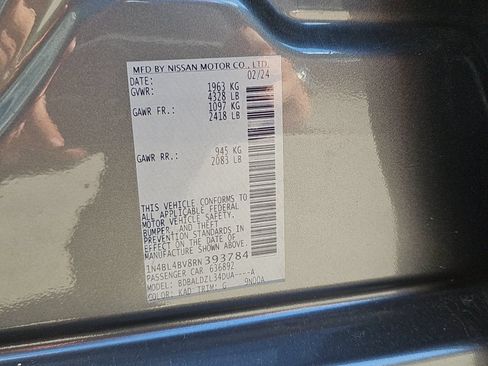 Certified 2024 Nissan Altima 2.5 S FWD image 31
