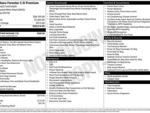 Used 2018 Subaru Forester 2.5i Premium w/ All-Weather Package image 37