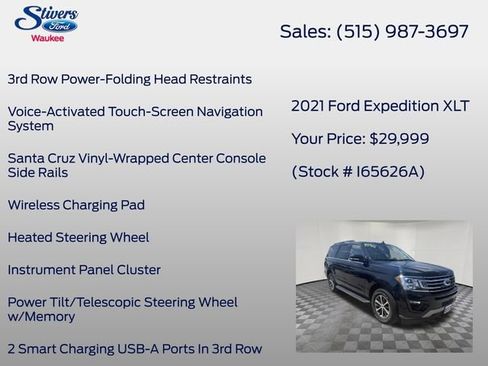 Used 2021 Ford Expedition XLT AWD/4WD image 40