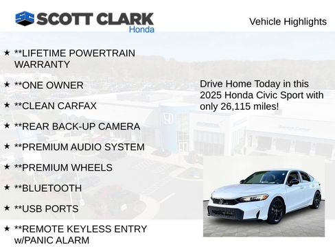 Used 2025 Honda Civic Sport image 11