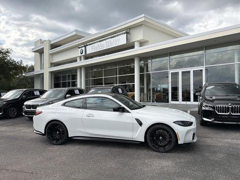 Used 2025 BMW M4 Coupe w/ Executive Package RWD image 1