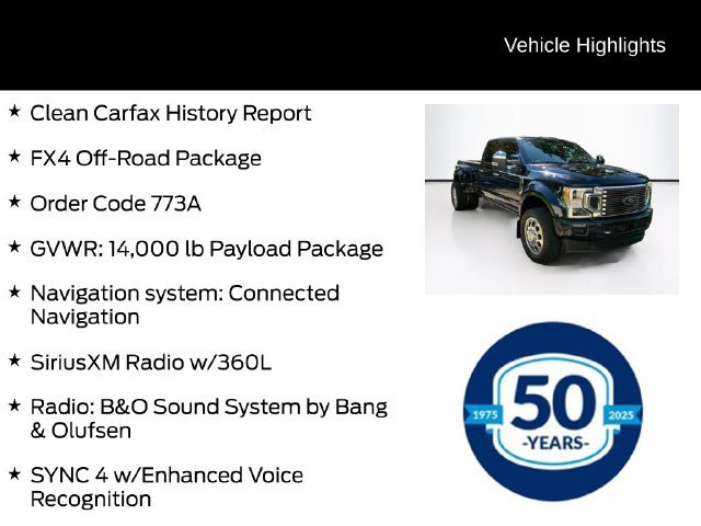 Used 2022 Ford F450 Platinum w/ FX4 Off-Road Package AWD/4WD image 6