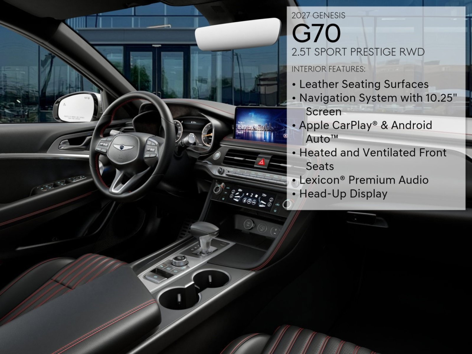 New 2027 Genesis G70 2.5T RWD image 15