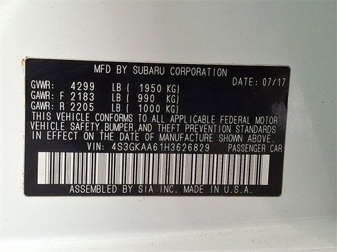 Used 2017 Subaru Impreza 2.0i image 26