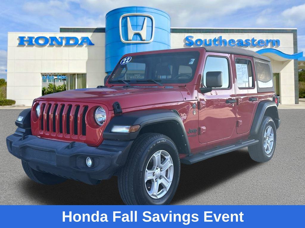 Used 2022 Jeep Wrangler Unlimited Sport AWD/4WD 360° Tour