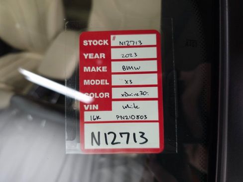 Used 2023 BMW X3 xDrive30i w/ Premium Package w/ZPA image 40