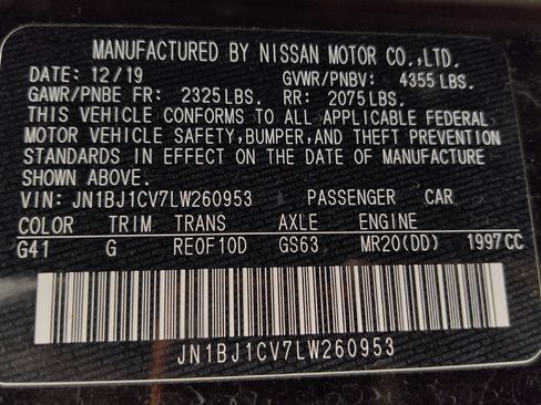 Used 2020 Nissan Rogue Sport SV FWD image 33