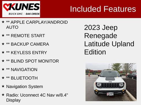 Used 2023 Jeep Renegade Latitude AWD/4WD image 2