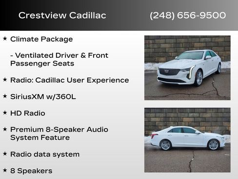 Certified 2023 Cadillac CT4 Premium Luxury w/ Climate Package image 24