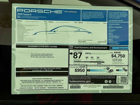 New 2025 Porsche Taycan image 26