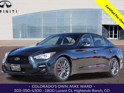 Certified 2023 INFINITI Q50 Red Sport 400 w/ Black Opal Edition