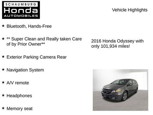 Used 2016 Honda Odyssey Touring Elite image 7
