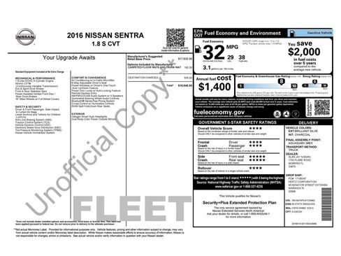Used 2016 Nissan Sentra S FWD image 27