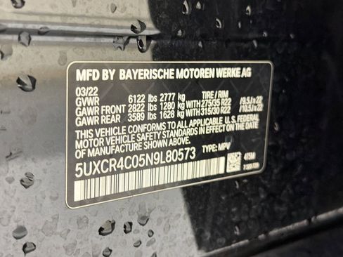 Certified 2022 BMW X5 sDrive40i w/ M Sport Package RWD image 19
