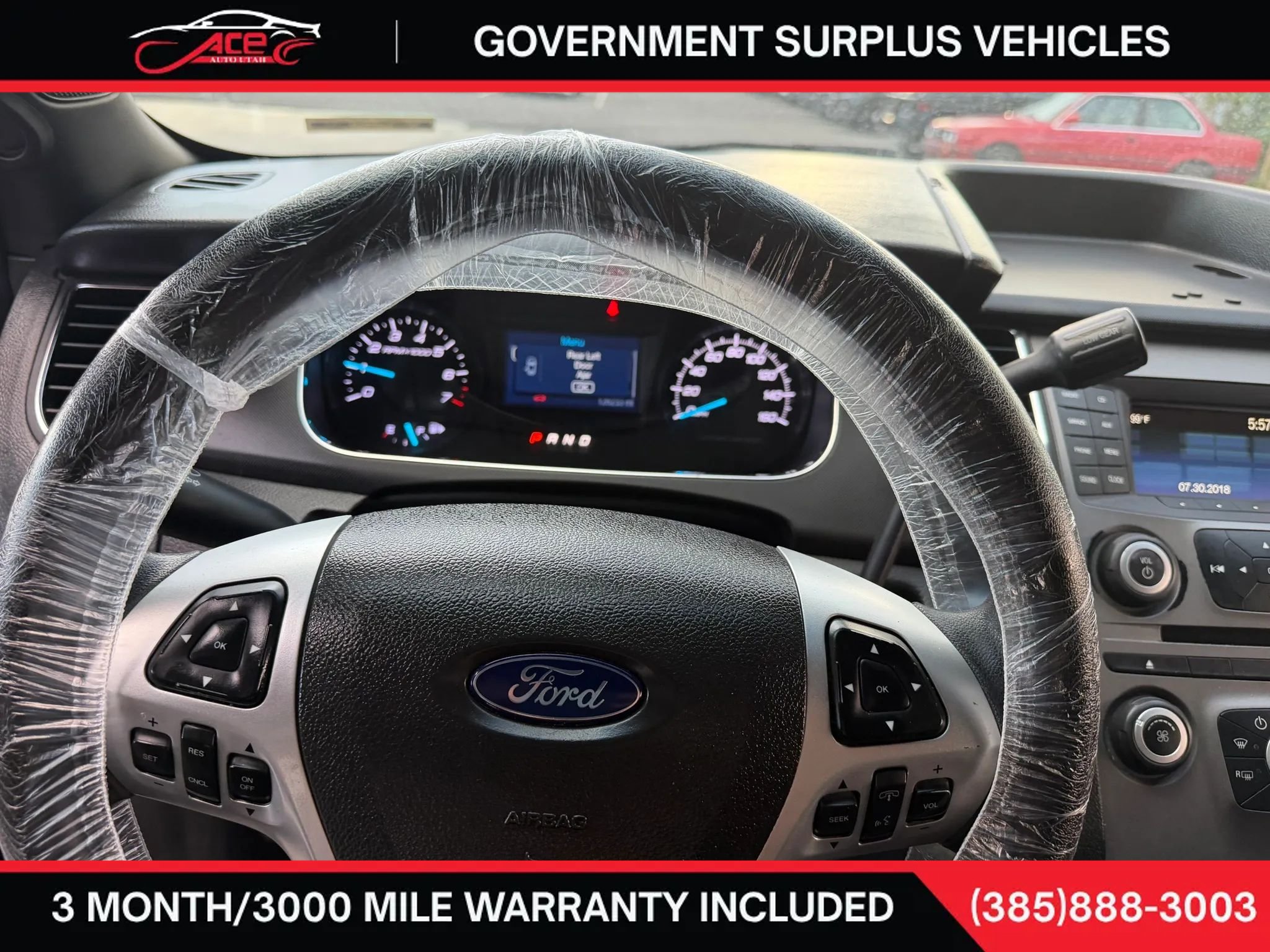 Used 2019 Ford Taurus Police Interceptor w/ Ultimate Wiring Package FWD image 9