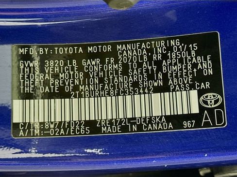 Used 2015 Toyota Corolla S FWD image 17