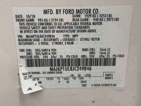 Used 2018 Ford EcoSport SE AWD/4WD image 32