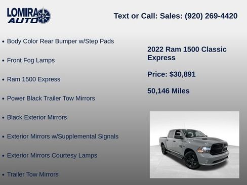 Used 2022 RAM 1500 Express w/ Ceramic Grey Express Package AWD/4WD image 27