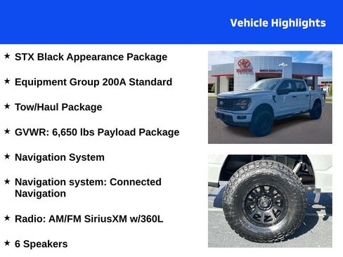 Used 2024 Ford F150 STX w/ STX Black Appearance Package AWD/4WD image 4