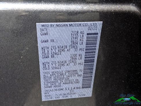 Used 2021 Nissan Murano SV FWD image 22