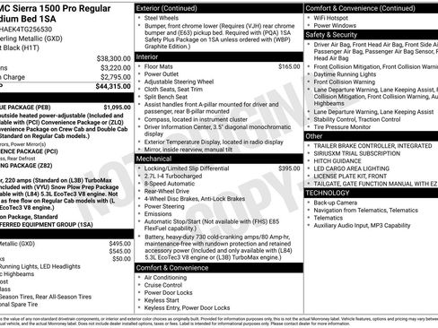 New 2026 GMC Sierra 1500 Pro w/ Pro Value Package RWD image 9