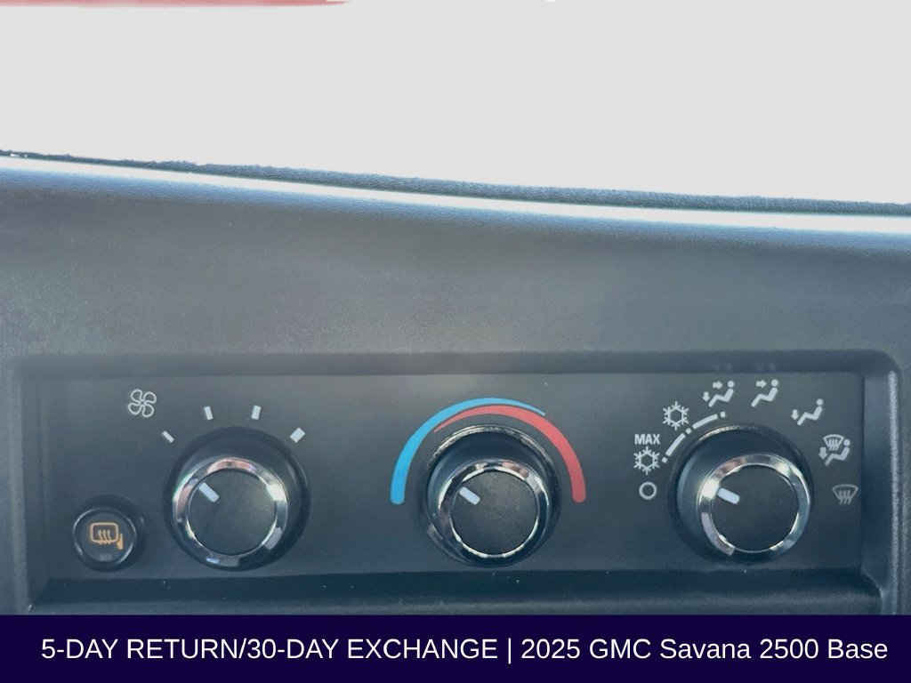 Used 2025 GMC Savana 2500 w/ Driver Convenience Package RWD image 19