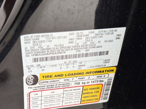 Used 2023 Ford Expedition Limited AWD/4WD image 19