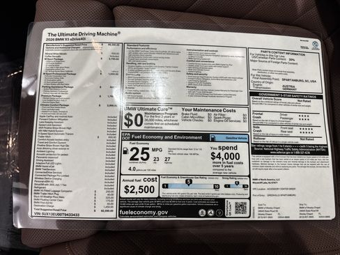 New 2026 BMW X5 sDrive40i w/ M Sport Package RWD image 26