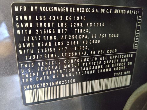 Used 2022 Volkswagen Taos S w/ IQ Drive S Package FWD image 33