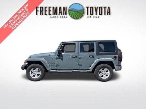 Used 2015 Jeep Wrangler Unlimited Sport w/ Quick Order Package 24S AWD/4WD image 1