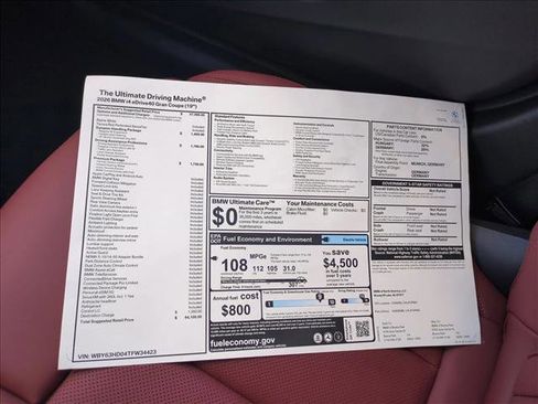 New 2026 BMW i4 eDrive40 w/ Premium Package RWD image 18