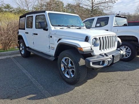 Used 2022 Jeep Wrangler Unlimited Sahara w/ LED Lighting Group image 3
